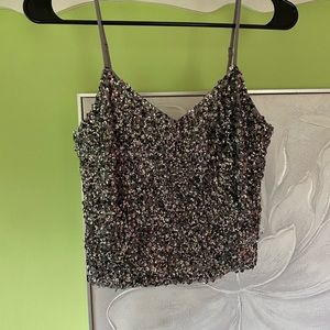 Express Sequin Tank Top